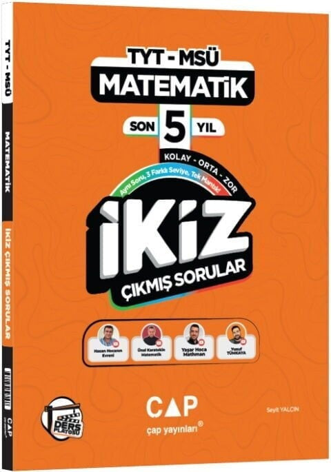 Çap Yayınları TYT MSÜ Matematik İkiz Çıkmış Sorular Son 5 Yıl kitap kapağı