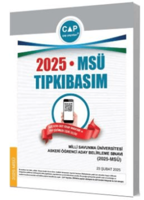 Üniversiteye Hazırlık MSÜ 2025 Tıpkı Basım - Kolektif kitap kapağı