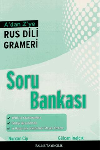A’dan Z’ye Rus Dili Grameri Soru Bankası | Palme Yayıncılık (Ciltsiz)  - Resim 1