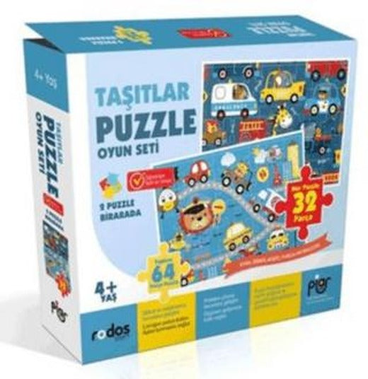 Taşıtlar Puzzle Oyun Seti | Piar Kids
