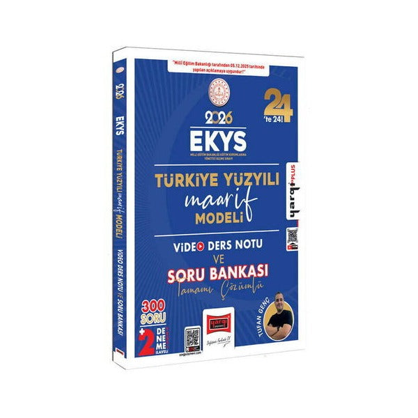 2026 MEB EKYS Türkiye Yüzyılı Maarif Modeli Video Ders Notları ve Soru Bankası | Yargı Yayınevi (Ciltsiz)