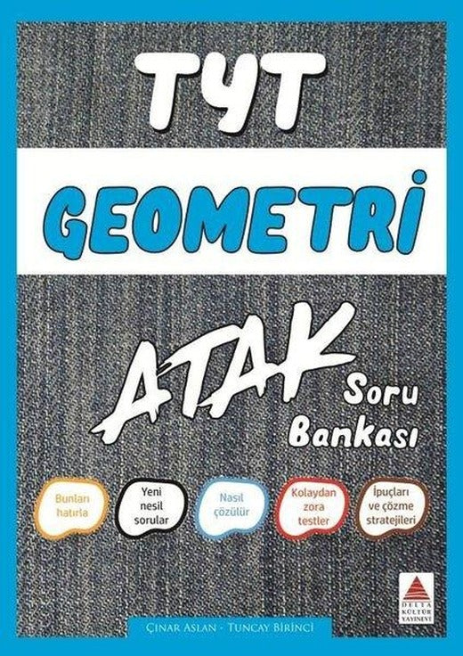 TYT Geometri Soru Bankası Atak | Delta Kültür-Eğitim (İnce Kapak)