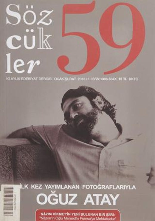 Sözcükler Dergisi Sayı: 59 Ocak - Şubat 2016 | Sözcükler Yayınları (Ciltsiz)