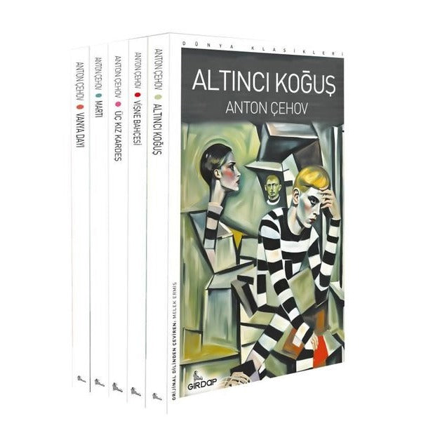 Anton Çehov Seti - 5 Kitap Takım | Girdap (İnce Kapak)