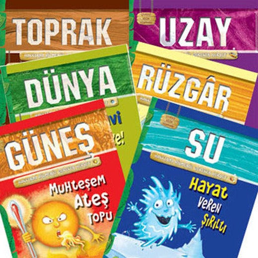 Çevreci Bilim Kitapları (6 Kitap Takım) | Damla Yayınevi - Çocuk Kitapları Dizisi (İnce Kapak)