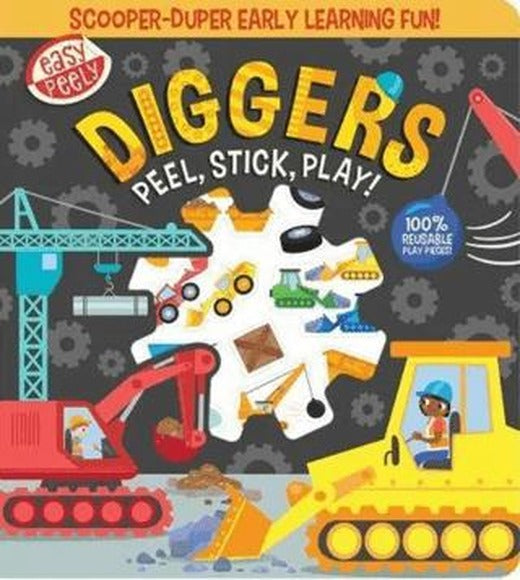 Easy Peely Diggers - Peel-Stick-Play | IMAGINE THAT (Ciltli)