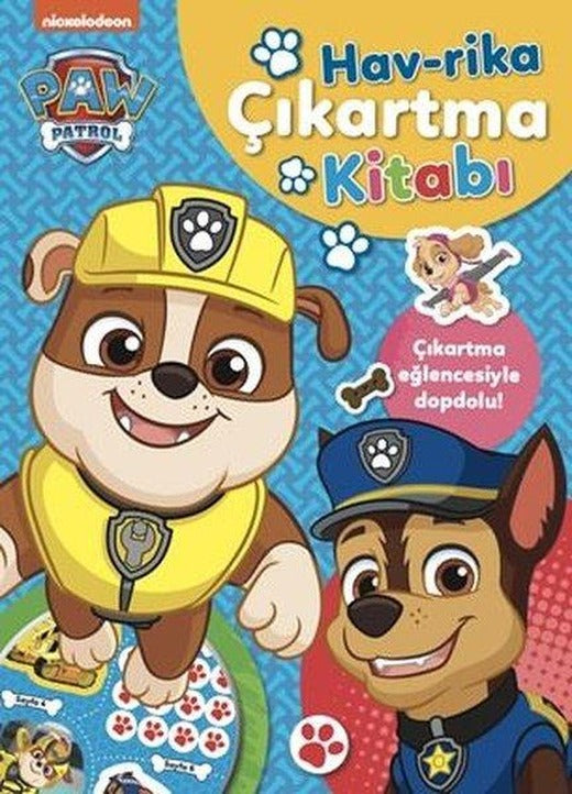 Paw Patrol - Hav-rika Çıkartma Kitabı | Beta Kids (İnce Kapak)