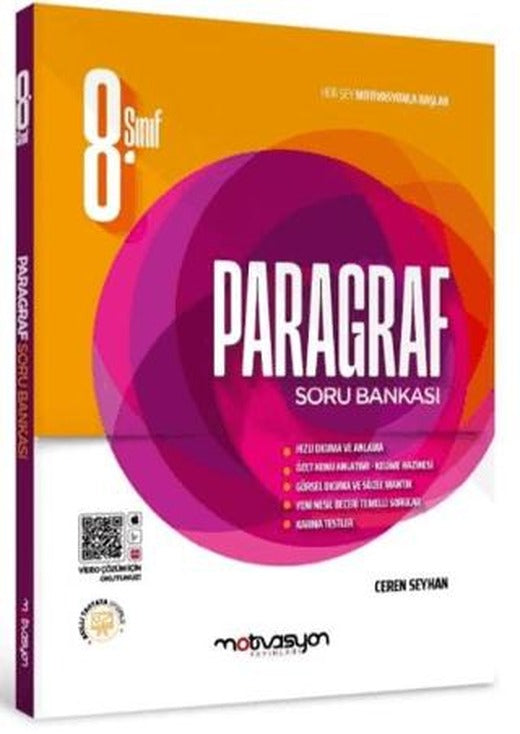 8. Sınıf Paragraf Soru Bankası | Motivasyon Yayınları (Ciltsiz)