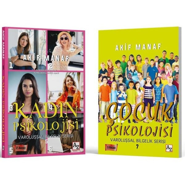 Kadın ve Çocuk Psikolojisi Seti - 2 Kitap Takım | Az Kitap (İnce Kapak)