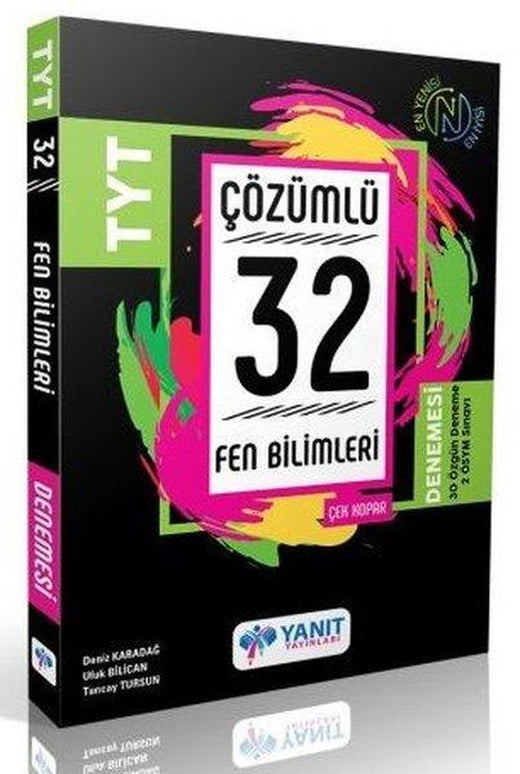 TYT Fen Bilimleri Çözümlü 32 Deneme | Yanıt Yayınları (İnce Kapak)