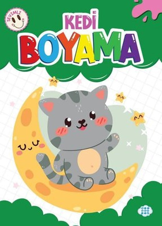 Sevimli Kedi Boyama | Dokuz Yayınları