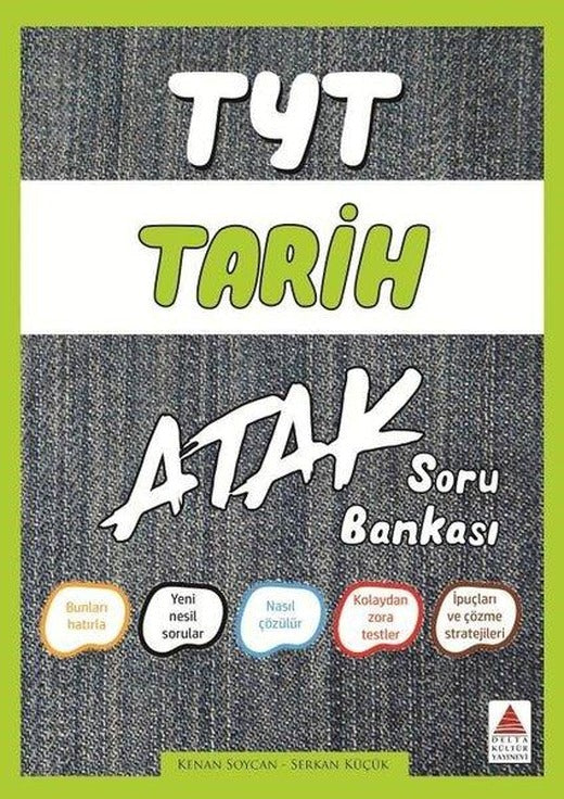 TYT Tarih Soru Bankası Atak | Delta Kültür-Eğitim (İnce Kapak)