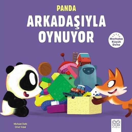Panda Arkadaşıyla Oynuyor-Merhaba K | 1001 Çiçek