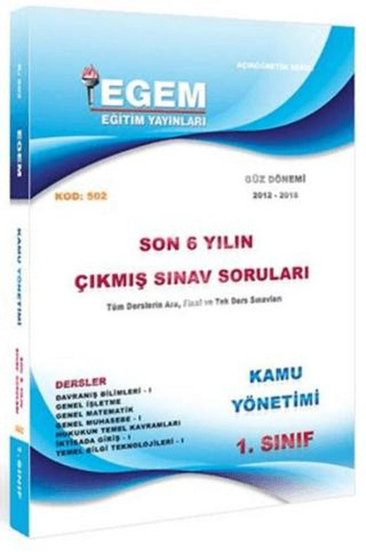 1. Sınıf Kamu Çıkmış Sınav Soruları (2012-2018) Güz Dönemi