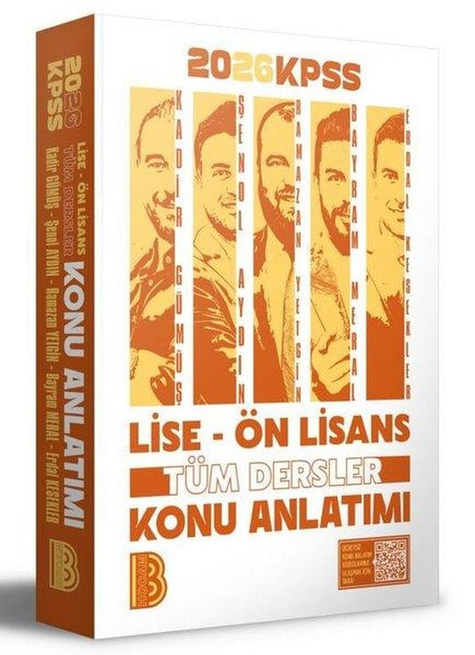 2026 KPSS Lise  -  Ön Lisans Tüm Dersler Konu Anlatımı | Benim Hocam Yayınları (İnce Kapak)