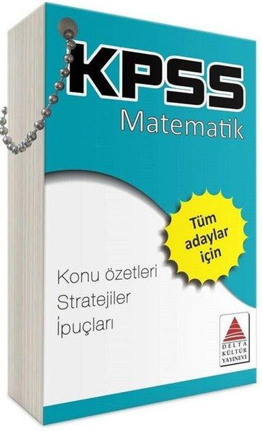 KPSS Matematik-Tüm Adaylar İçin | Delta Kültür-Eğitim (İnce Kapak)