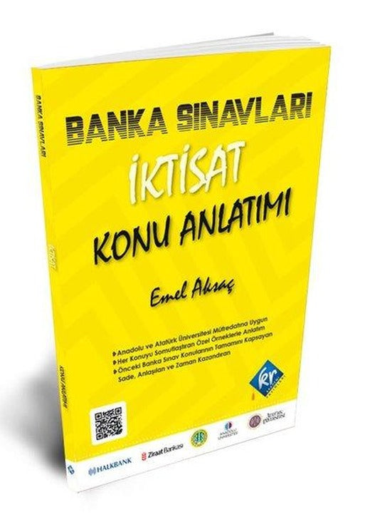 Banka Sınavları İktisat Konu Anlatımı Kitabı | KR Akademi (İnce Kapak)