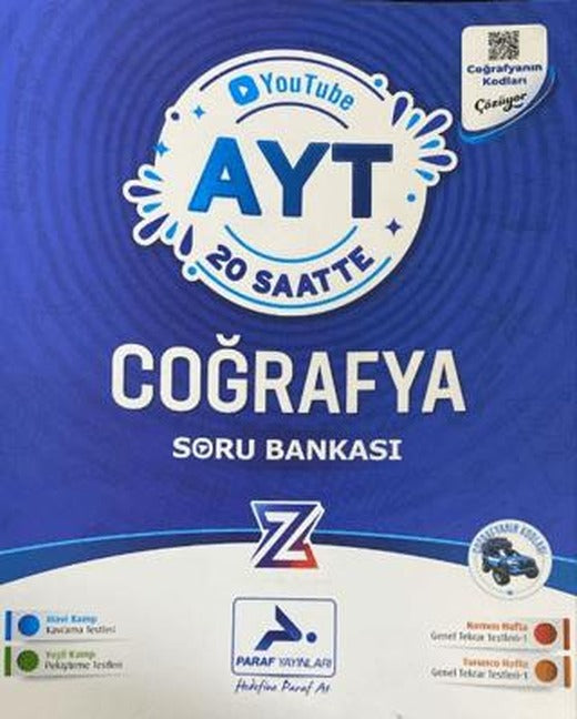 AYT Coğrafya Video Soru Bankası | Paraf Yayınları (Ciltsiz)