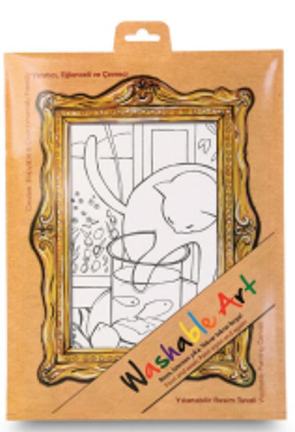 Funny Mat Washable Art - Henri Matisse The Cat with Red Fish | Akademi Çocuk