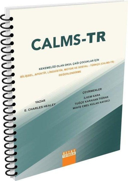 Calms - TR Kekemeliği Olan Okul Çağı Çocuklar İçin Bilişsel Afektif Linguistik Motor Ve Sosyal - Türkç | Detay Yayıncılık (İnce Kapak)