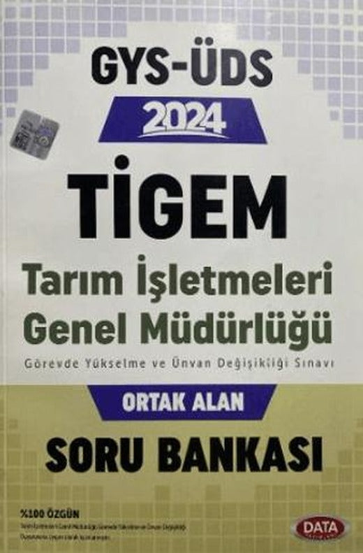 Tarım İşletmeleri Genel Müdürlüğü TİGEM GYS Ortak Alan Soru Bankası - Karekod Çözümlü | Data Yayınları (Ciltsiz)