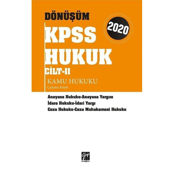 2020 Dönüşüm KPSS Hukuk Cilt 2