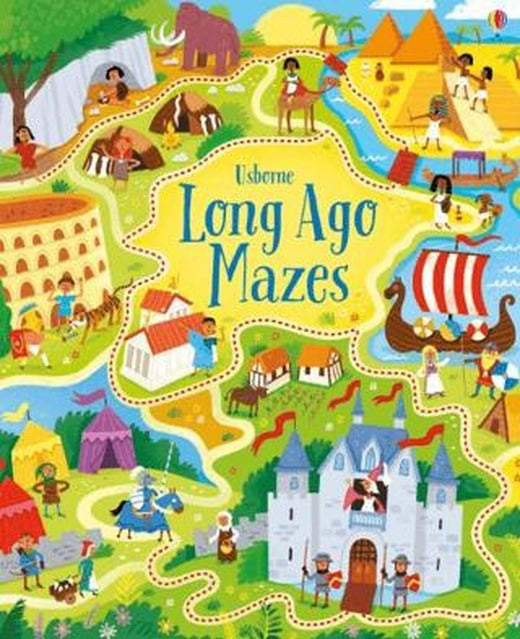 Long Ago Mazes | Usborne (Ciltsiz)
