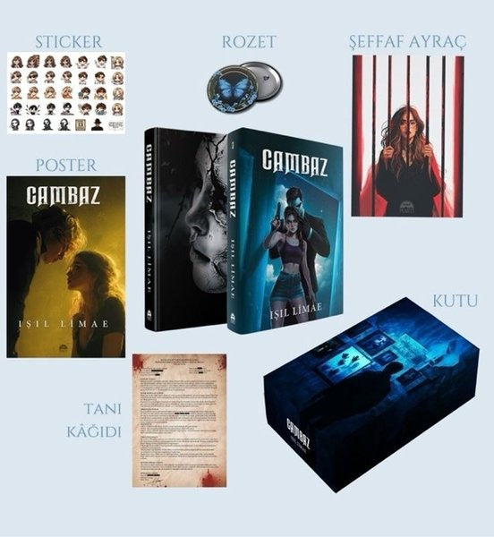 Cambaz - 7 Tutsak 1 Ölü  Ciltli Kutulu | Martı Yayınları (Ciltli)