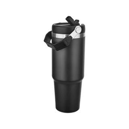 Çelik Termos - Siyah - 900 ml - Üstten Saplı - 5342 | Halk Kitabevi