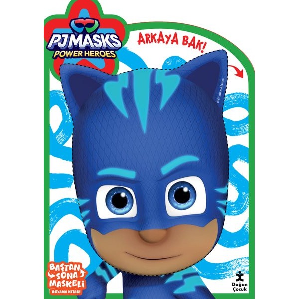 Pjmasks Power Heroes - Baştan Sona Maskeli Boyama Kitabı | Doğan Çocuk (İnce Kapak)
