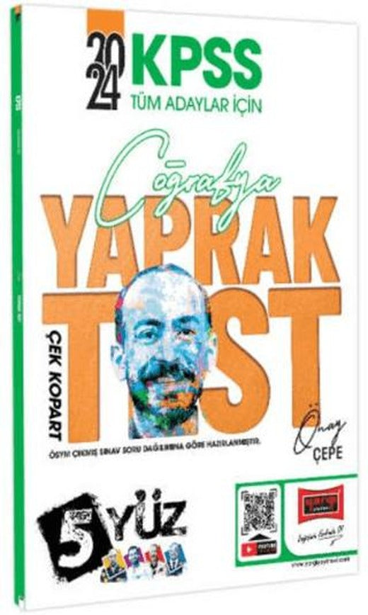 KPSS 5 Yüz Coğrafya Çek Kopart Yaprak Test | Yargı Yayınevi (Ciltsiz)