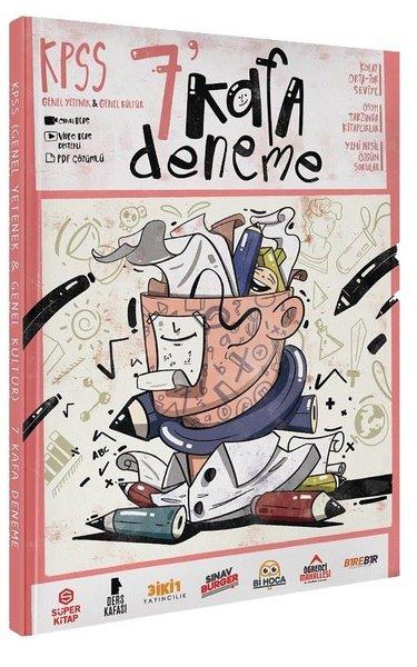 KPSS  Genel Kültür Genel Yetenek  7 Kafa Deneme | Süper Kitap (İnce Kapak)  - Resim 1