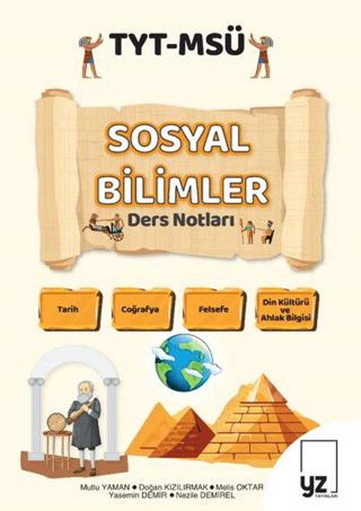 TYT - MSÜ Sosyal Bilimler Ders Notları | YZ Yayınları (Ciltsiz)