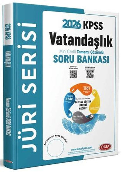 2026 KPSS Jüri Serisi Vatandaşlık Mini Özetli Tamamı Çözümlü Soru Bankası + Dijital Eğitim Platformu