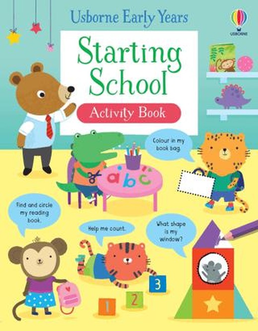 Starting School Activity Book | Usborne (Ciltsiz)