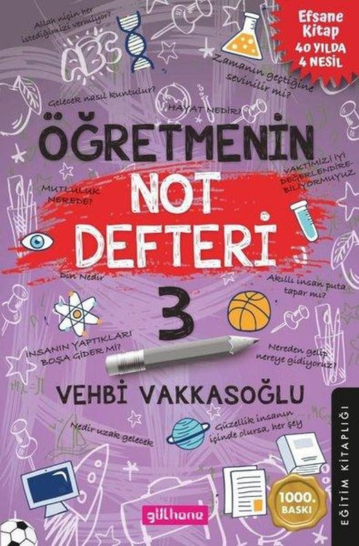 Öğretmenin Not Defteri - 3 | Gülhane (İnce Kapak)