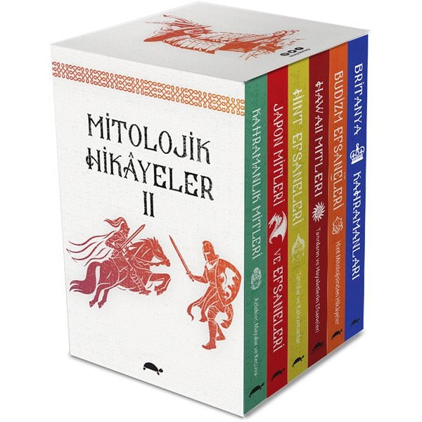 Maya Mitolojik Hikayeler Seti 2 Özel Kutulu - 6 Kitap Takım | Maya Kitap (İnce Kapak)