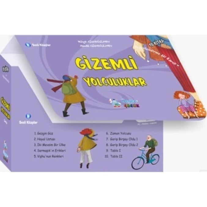 Gizemli Yolculuklar Seti - 10 Kitap Takım | Üçgen Çocuk (İnce Kapak)