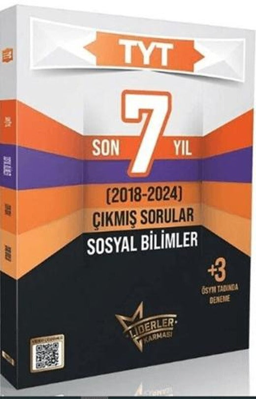 TYT Sosyal Bilimler Çıkmış Sorular Son 7 Yıl Çözümlü | Liderler Karması Yayınları (Ciltsiz)