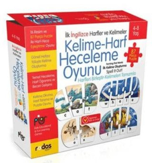 İlk İngilizce Harfler ve Kelimeler | Piar Kids (Ciltsiz)