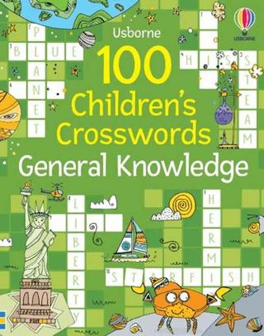 100 Children's Crosswords: General Knowledge | Usborne (Ciltsiz)