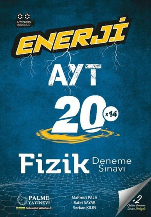 Enerji Ayt Fizik 20 Deneme Sınavı | Palme Yayınları (Ciltsiz)