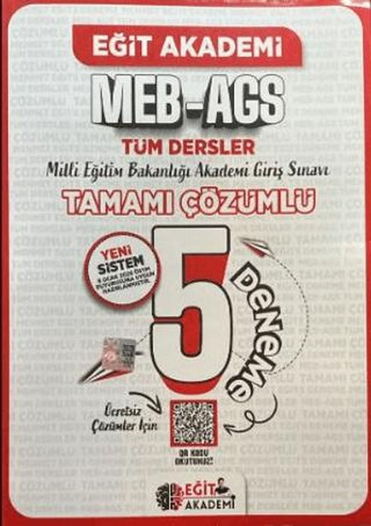 MEB-AGS Tüm Dersler 5 Deneme Çözümlü