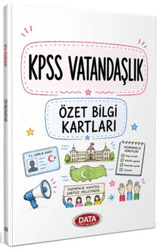 2026 KPSS Vatandaşlık Özet Bilgi Kartları | Data Yayınları (Ciltsiz)