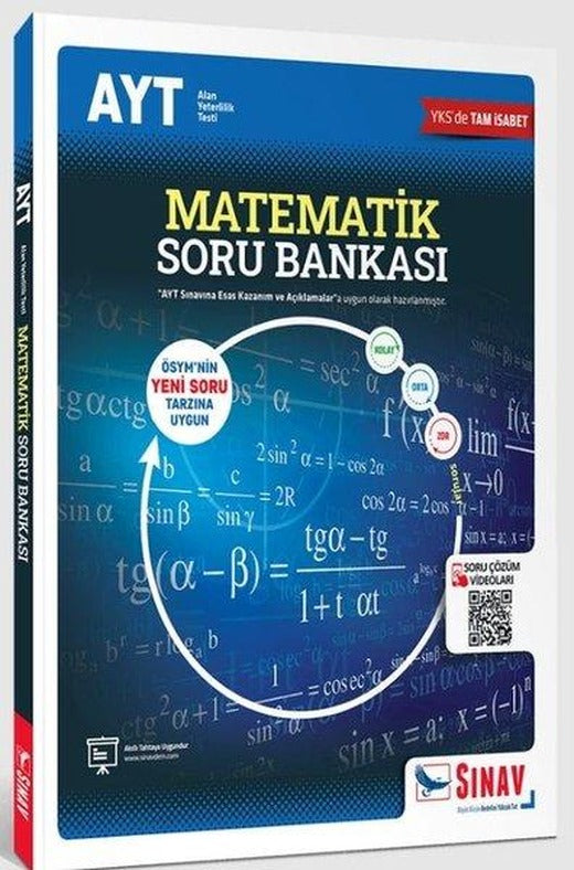 AYT Matematik Soru Bankası | Sınav Dergisi Yayınları (İnce Kapak)