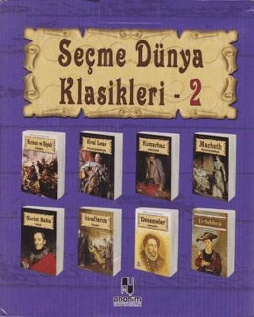 Seçme Dünya Klasikleri Seti - 2 | Anonim Yayıncılık (Ciltsiz)