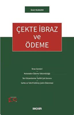 Çekte İbraz ve Ödeme - Ümit Yılmazer kitap kapağı