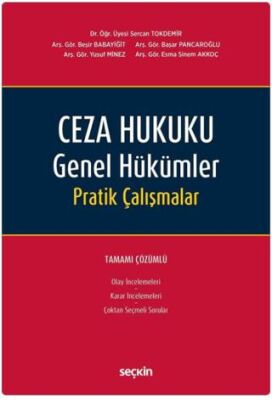 Ceza Hukuku Genel Hükümler Pratik Çalışmalar - Sercan Tokdemir kitap kapağı
