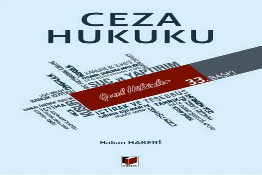 Ceza Hukuku Genel Hükümler Prof. Dr. Hakan Hakeri kitap kapağı