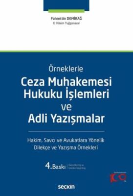 Ceza Muhakemesi Hukuku İşlemleri ve Adli Yazışmalar - Fahrettin Demirağ kitap kapağı